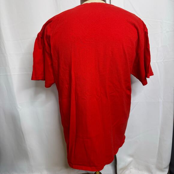 Mitchell & Ness Philadelphia 76ers Moses Malone NBA Graphic T Shirt Red Men's XL - Picture 3 of 7